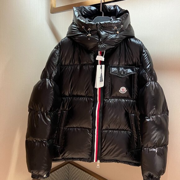 Moncler Maya Montbeliard Hooded Short Down Jacket - Picture 1 of 5